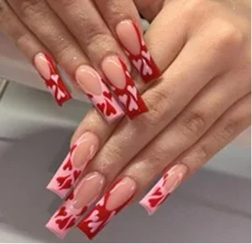 Deep, sophisticated tones paired with refined accents create a dramatic manicure with a luxurious evening appeal.