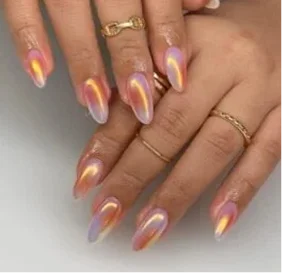Rich chocolate-inspired tones bring warmth and sophistication to this luxurious manicure with a smooth, glossy finish.